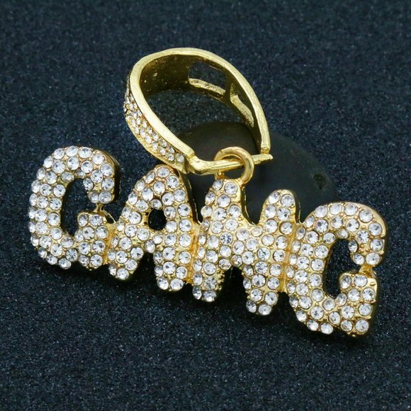 14k Gold Gang 20" Cuban Chain + Pendant - Picture 2 of 6